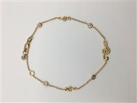 Bracciale Soma Gioielli Donna Bracciale in oro e pietre in Oro Zirconia SON BR OG/ZIR NOTA MUSICALE - SON BR OG/ZIR NOTA MUSICALE